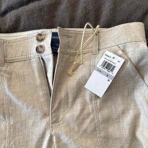 Democracy Women's Cream and Tan Trousers